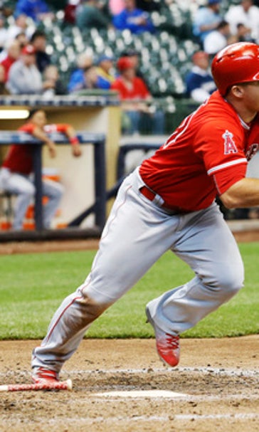 Trout triples and homers, Angels beat Brewers 7-3